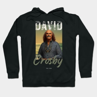 David Crosby vintage graphic design artwork Hoodie